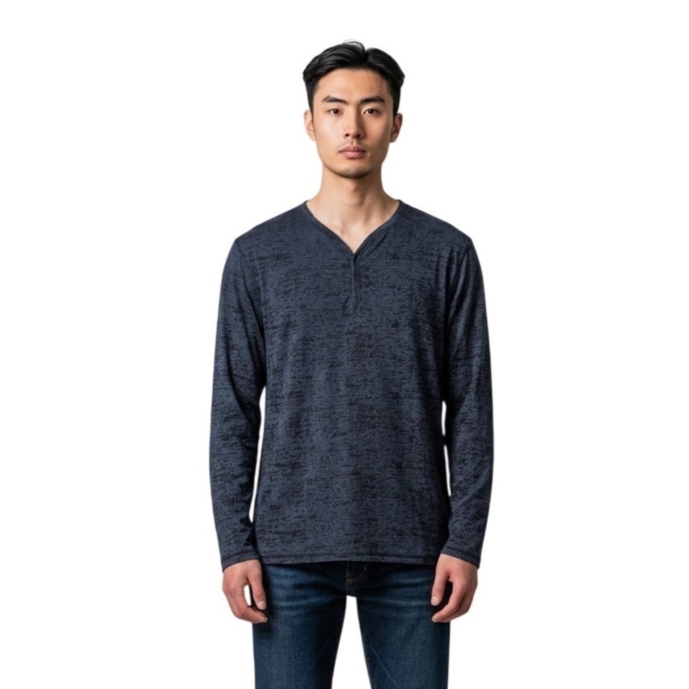 John Varvatos Men's Distressed Knit Shirt